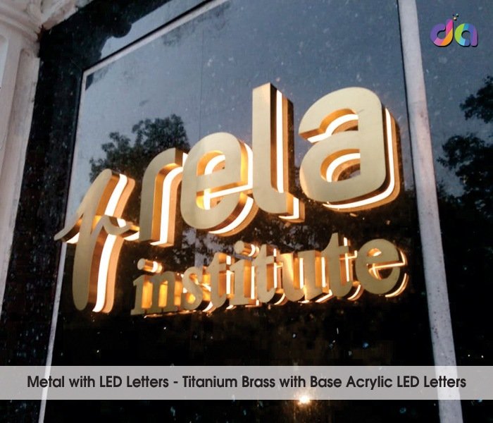 Metal Letters with LED — work by Dharshan Adss