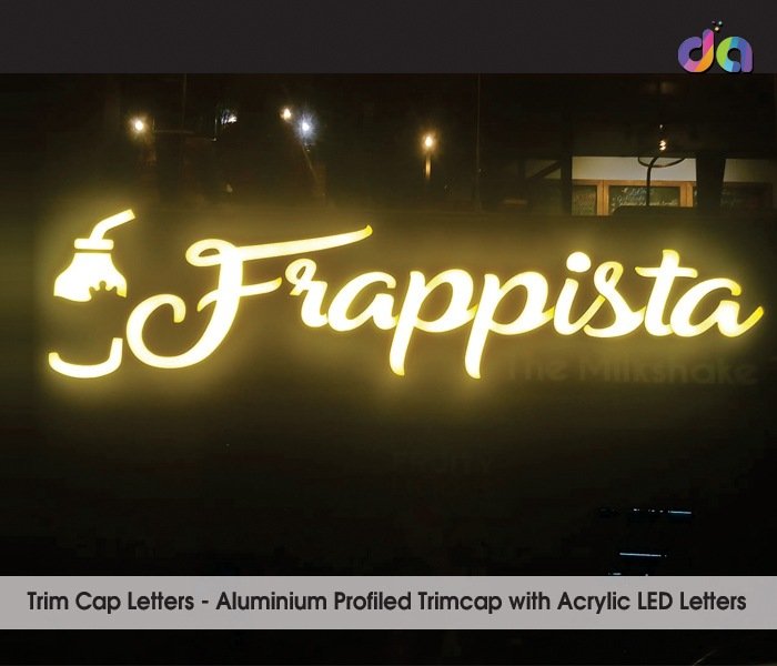 Trimcap LED Letters — work by Dharshan Adss