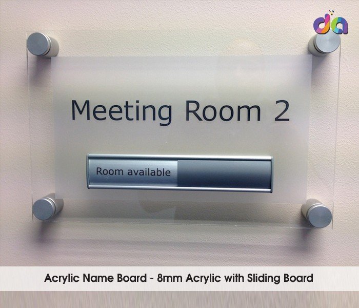 Acrylic Name Plates — work by Dharshan Adss