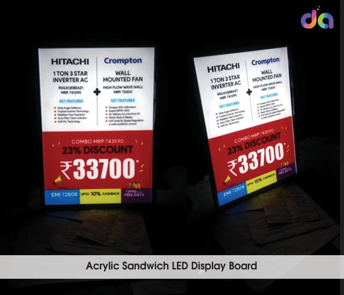 Promotional Signage — work by Dharshan Adss