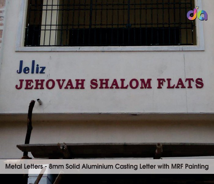 Aluminium Casting Letters by Dharshan Adss
