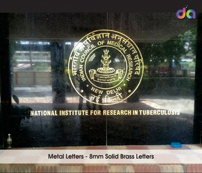 Brass Letters — work by Dharshan Adss