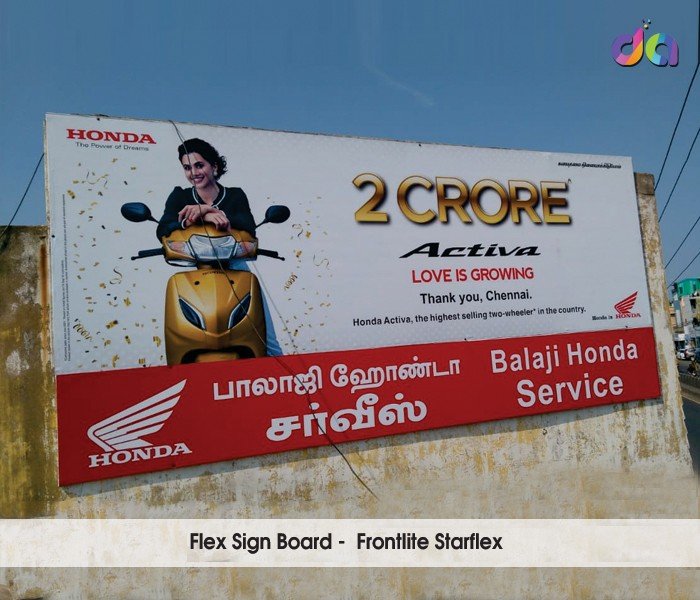 Flex Glow Sign Boards — work by Dharshan Adss