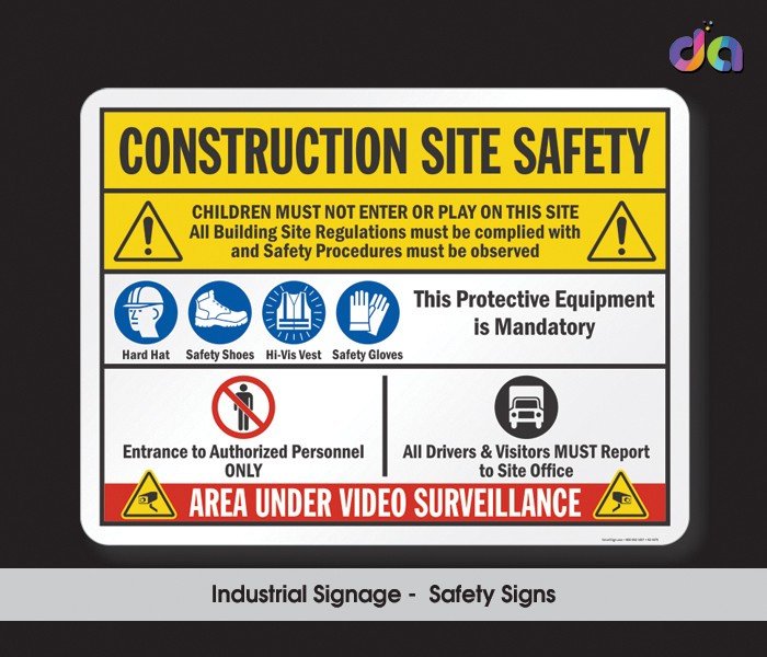 Industrial Signage — work by Dharshan Adss