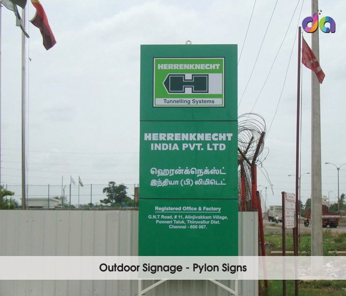 Pylon Signage — work by Dharshan Adss