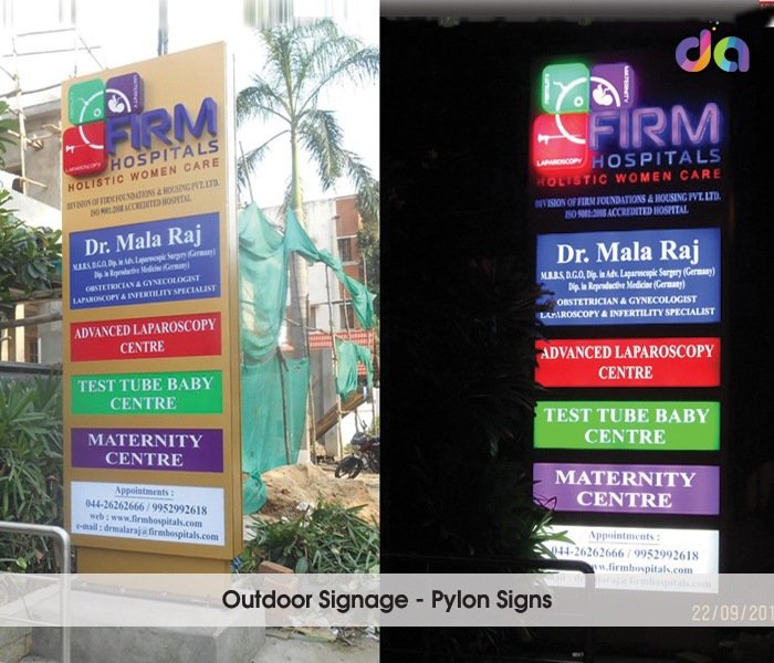 Pylon Signage — work by Dharshan Adss