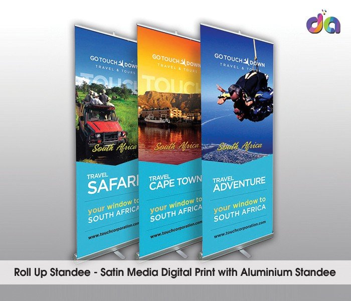 Roll-Up Standees — work by Dharshan Adss