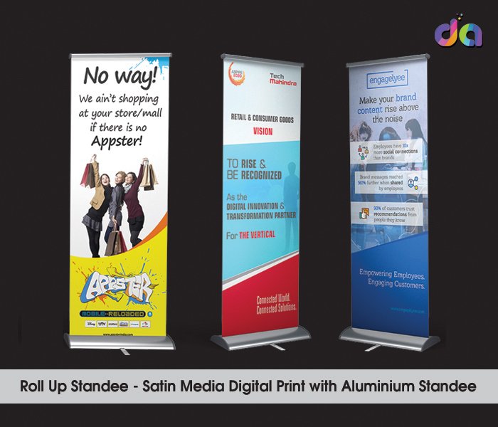 Roll-Up Standees — work by Dharshan Adss