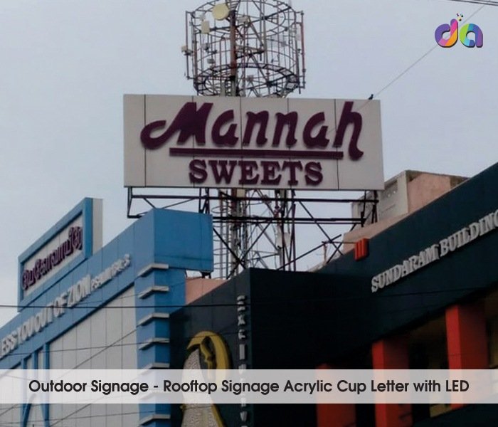 Rooftop Signage — work by Dharshan Adss