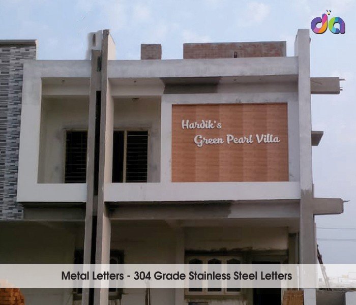 Stainless Steel Letters — work by Dharshan Adss