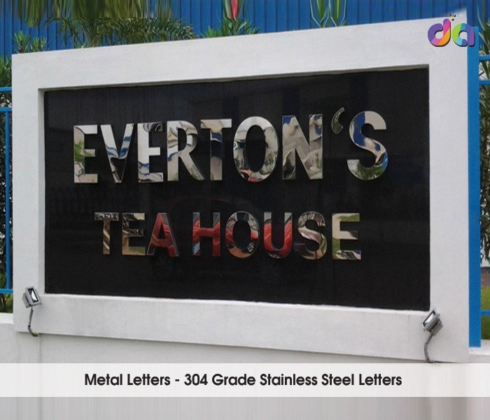 Stainless Steel Letters — work by Dharshan Adss
