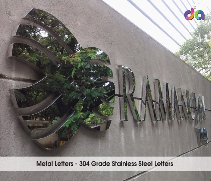 Stainless Steel Letters — work by Dharshan Adss
