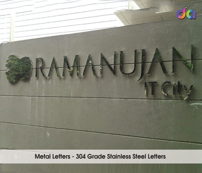 Stainless Steel Letters — work by Dharshan Adss