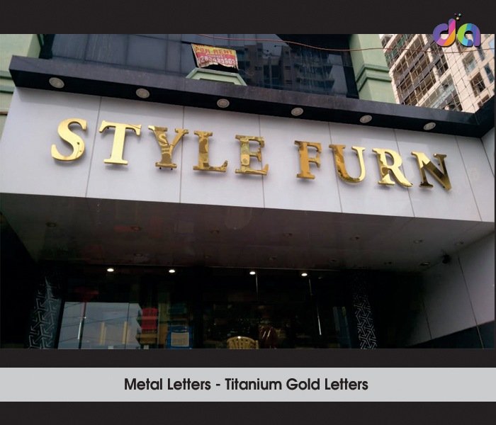 Titanium Letters — work by Dharshan Adss