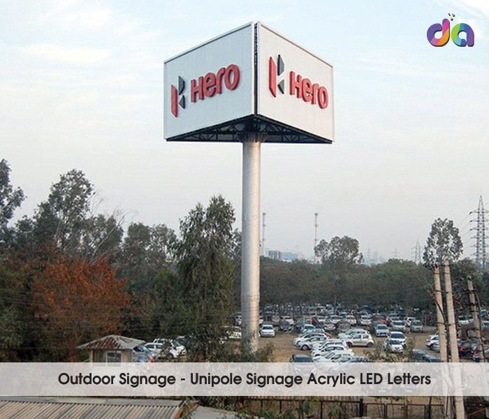 Unipole Signage by Dharshan Adss