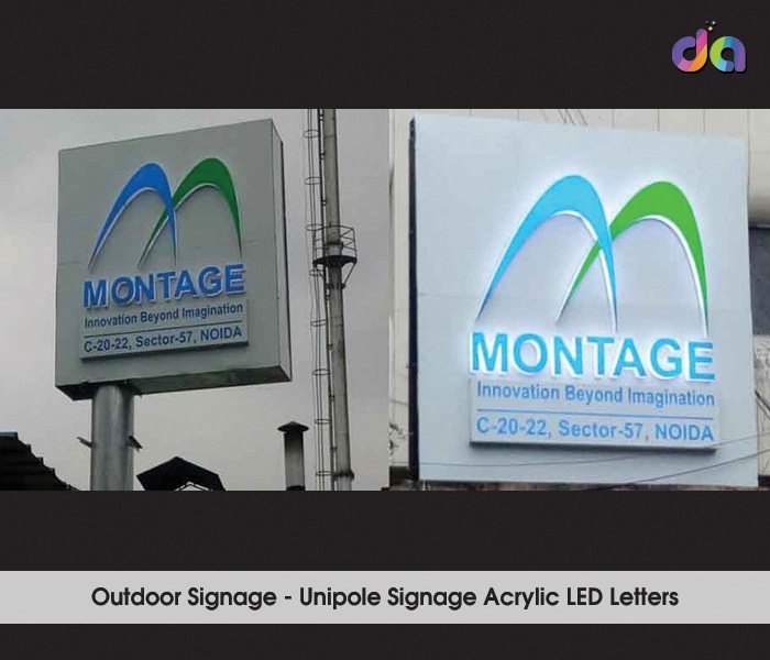 Unipole Signage — work by Dharshan Adss