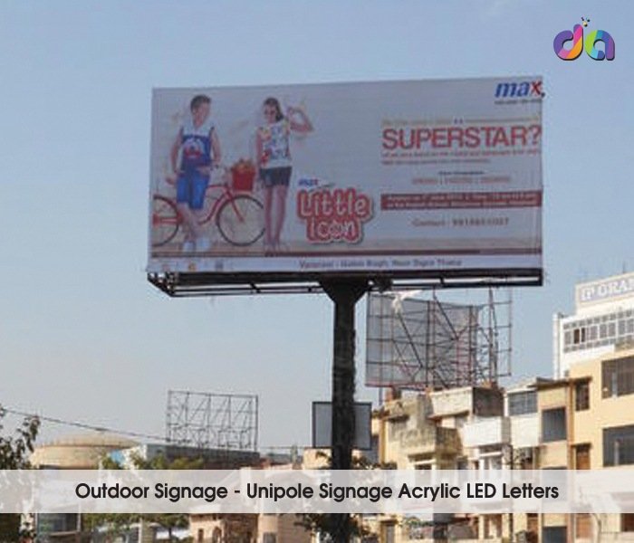Unipole Signage — work by Dharshan Adss