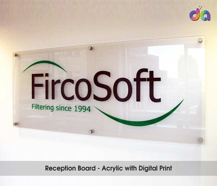 Acrylic Sign Boards — work by Dharshan Adss