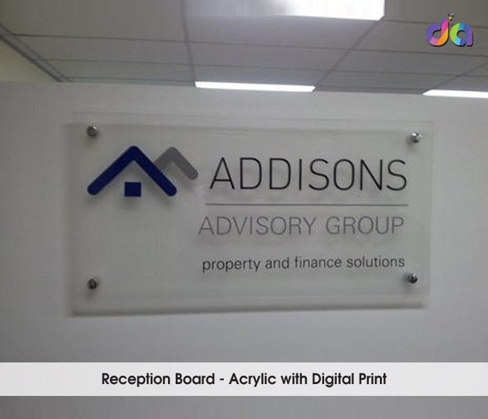 Acrylic Sign Boards — work by Dharshan Adss